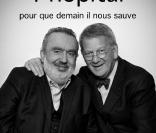 Dominique Farrugia et le Professeur Olivier Lyon-Caen pour l\'association Sauvons l\'Hôpital<br />