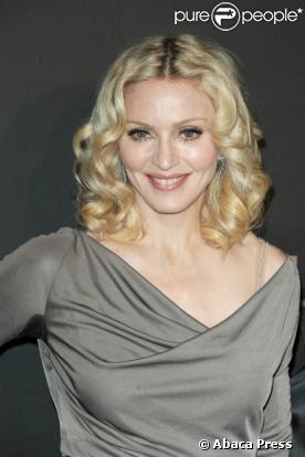 Madonna a la soiree UNICEF-Gucci en Fevrier 2008