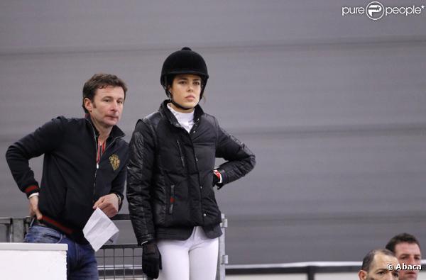 Charlotte Casiraghi lors du Jumping de Bordeaux le 4 février 2011
