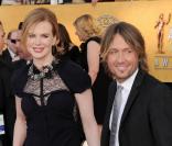 Nicole Kidman, habillée en Nina Ricci, et Keith Urban lors des SAG Awards le 30 janvier 2011