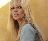 Kate Moss pour sa troisème collection pour la maison Longchamp