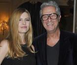 Elodie Frégé et Serge Cajfinger (styliste de la maison Paule Ka) à la présentation de la collection Black Carpet de Paule Ka au Carmen à Paris, le 8 février 2011.