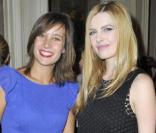 Elodie Frégé et Julie de Bona à la présentation de la collection Black Carpet de Paule Ka au Carmen à Paris, le 8 février 2011.