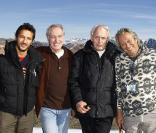 Kamel Belghazi, Bernard Le Coq, Didier Sandre et Patrick Bouchitey lors du Festival de Luchon, le 11 février 2011