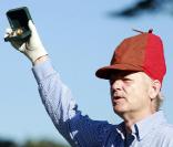 Bill Murray lors d\'un tournoi de golf à Pebble Beach, le 12  février 2011