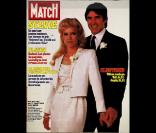 Le mariage de Tony Scotti et Sylvie Vartan en couverture de Paris Match<br />
