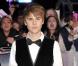 Justin Bieber à l'avant-première de Never say never, à Londres le 16 février 2011