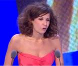Valérie Lemercier est en charge de remettre le prix du Meilleur acteur, lors de la 36e nuit des César, vendredi 25 février 2011.