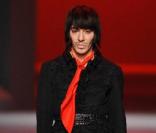 John Galliano lors de son défilé Haute-Couture en janvier 2011<br />