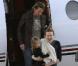 Nicole Kidman, son mari Keith Urban et leurs filles Sunday Rose et Faith Margaret, à l'aéroport de Los Angeles le 15 février 2011