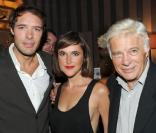 Guy Bedos en compagnie de son fils Nicolas et sa fille Victoria  