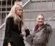 Candice Swanepoel et Lily Aldridge à New York, le 1er mars 2011.
