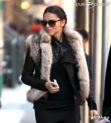 Adriana Lima à New York, le 1er mars 2011.
