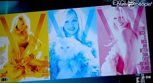 Britney Spears a posé sous l'objectif de Mario Testino pour la revue américaine  V Magazine .