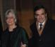François Fillon et son épouse Penelope lors du dîner avec l'invité d'honneur le président d'Afrique du sud, à l'Elysée le 2 mars 2011 à Paris
 &nbsp; 