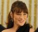 Carla Bruni Sarkozy lors du dîner avec l'invité d'honneur le président d'Afrique du sud, à l'Elysée le 2 mars 2011 à Paris