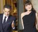 Nicolas Sarkozy et Carla Bruni lors du dîner d'état au Palais de l'Elysée en l'honneur du président de la rébublique d'Afrique du sud le 2 mars 2011 à Paris