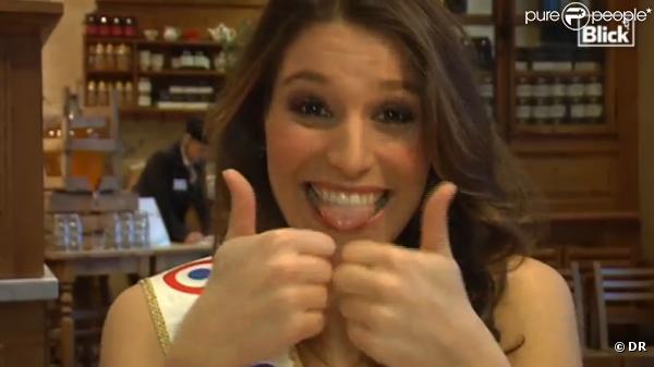 Laury Thilleman choisi son Mister Suisse, à Zurich, mars 2011