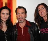 Olivia Cattan et Florent Pagny dans les coulisses de l\'émission Chabada spéciale journée de la femme diffusée le 7 mars 2011 sur France 3