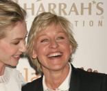 Portia de Rossi et Ellen de Generes aux 19e GLAAD Awards, le 26/04/08