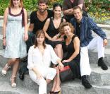 Anne Decis, Laurent Kérusoré, Fabienne Carat, Cécilia Hornus, Jacques Guedj, Sylvie Flepp et Ambroise Michel à Monaco en 2007.<br />
