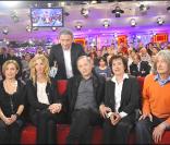 Natalie Dessay (photo : début février sur le plateau de  Vivement dimanche ) et son mari Laurent Naouri ont fait de rares confidences sur leur famille dans Le Figaro du 26 mars 2011