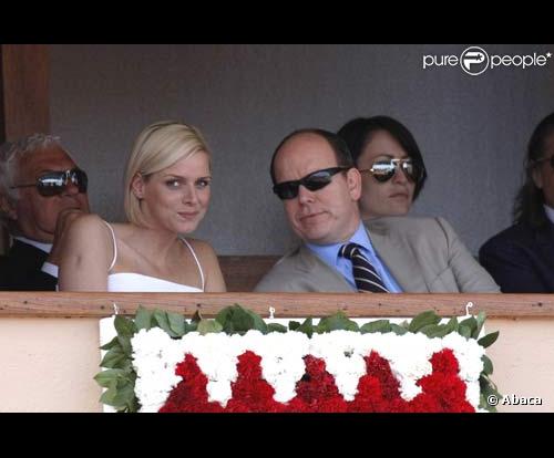Prince Albert de Monaco et Charlène Wittstock