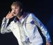 Justin Bieber se produit sur la scène de Bercy, mardi 29 mars 2011.
