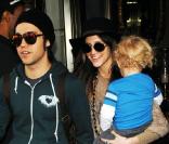 Ashlee Simpson, Pete Wentz et leur petit Bronx, en septembre 2010 à New York.