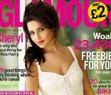 Cheryl Cole en couverture du magazine anglais  Glamour  d'avril 2011.