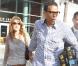 Ellen Pompeo assiste au match opposant les Nuggets Denver aux Lakers de Los Angeles, dimanche 3 avril, au Staples Center de Los Angeles.  