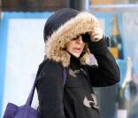  Natalie Portman se promène dans les rues de New York le 2 avril 2011 