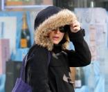  Natalie Portman se promène dans les rues de New York le 2 avril 2011 
