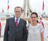 Dominique Baudis et sa femme