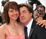 François Cluzet et son ancienne compagne Valérie Bonneton au 62e Festival de Cannes en mai 2009