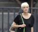 Agyness Deyn dans les rues de Londres le 7 avril 2011