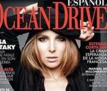 Elsa Pataky en couverture d'Ocean Drive