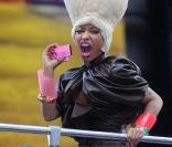 Nicki Minaj présente le Tryx de Casio à New York, le 7 avril 2011.