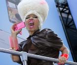 Nicki Minaj présente le Tryx de Casio à New York, le 7 avril 2011.