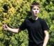 Justin Bieber joue au football avec l'équipe bis du FC Barcelone, jeudi 7 avril à Barcelone (Espagne).