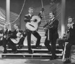Gil Robbins (au centre) et son groupe The Highwaymen