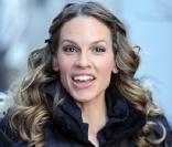 Hilary Swank sur le tournage de New Year's Eve en mars 2011