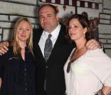 Hope Davis, James Gandolfini et Marcia Gay Harden lors de l'avant-première du téléfilm Cinema Verite à Los Angeles le 11 avril 2011