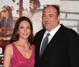 Diane Lane et James Gandolfini lors de l'avant-première du téléfilm Cinema Verite à Los Angeles le 11 avril 2011