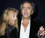 Arielle Dombasle et Bernard-Henri Lévy, à Paris, le 20 septembre 2010