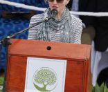 Madonna, avec ses filles Lourdes et Mercy, au Malawi en avril 2010