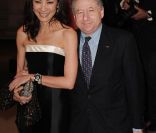 Michelle Yeoh et Jean Todt à l'inauguration de l'exposition consacrée aux voitures de collection de Ralph Lauren, au musée des Arts décoratifs. Paris, le 27 avril