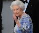 La reine Elizabeth II lors du dîner de gala organisé par la Reine Elizabeth II la veille du mariage de Kate Middleton et du prince William à l'Hôtel Mandarin Oriental Hotel à Londres le 28 avril 2011