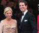 Le prince Pavlos de Grèce et la princesse Marie-Chantal lors du dîner de gala organisé par la Reine Elizabeth II la veille du mariage de Kate Middleton et du prince William à l'Hôtel Mandarin Oriental Hotel à Londres le 28 avril 2011