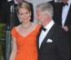 La princesse Mathilde de Belgique et le prince Philip lors du dîner de gala organisé par la Reine Elizabeth II la veille du mariage de Kate Middleton et du prince William à l'Hôtel Mandarin Oriental Hotel à Londres le 28 avril 2011